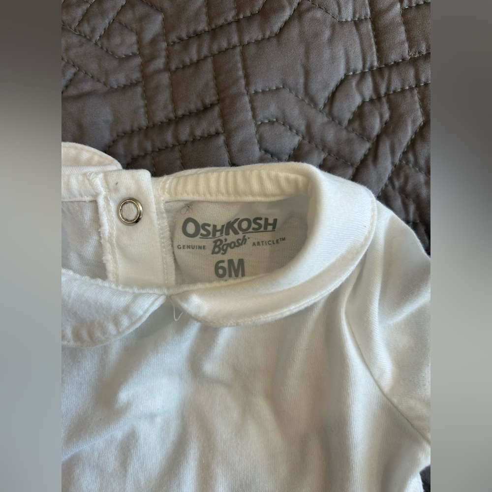 Baby Girl 3 pc Navy/White Bundle - OshKosh, babyGap, Carter’s Size 6-12 - Picture 5 of 5
